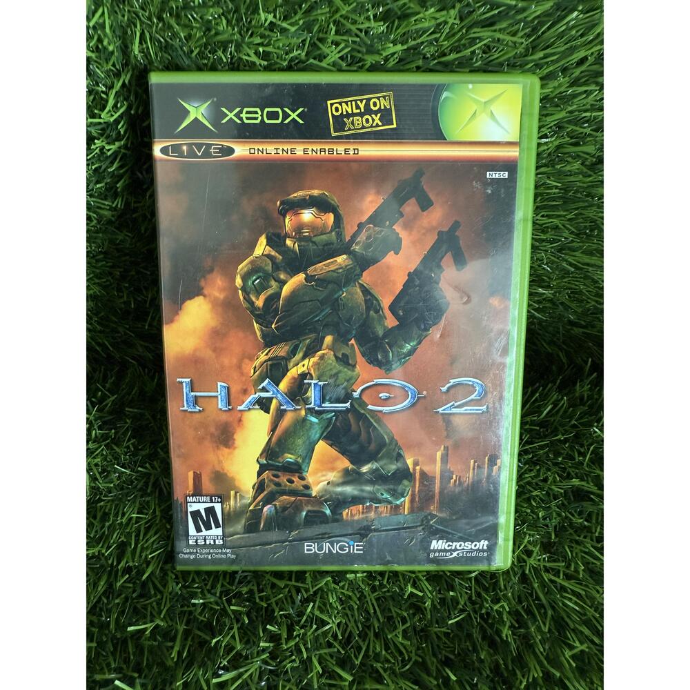 Xbox Halo 2 Original Video Game First Person Shooter Online Multiplayer